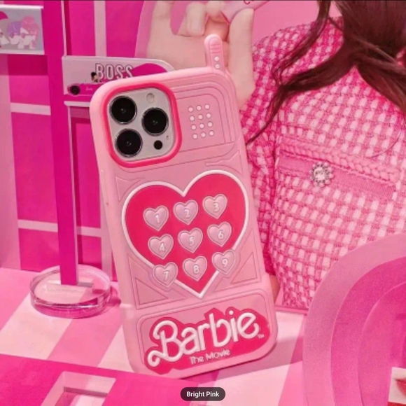 Barbie iPhone 14 Pro Max Bright Pink Durable Protective Case. NWT - Picture 7 of 14